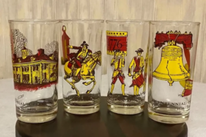 Bicentennial Glassware: Rare glassware items associated with bicentennial celebrations